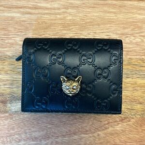 GUCCI Wallet Cat Crystal